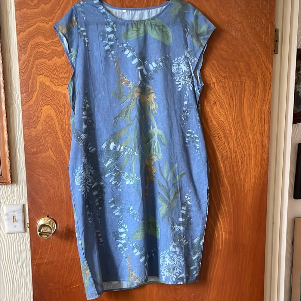 Cotton shift dress